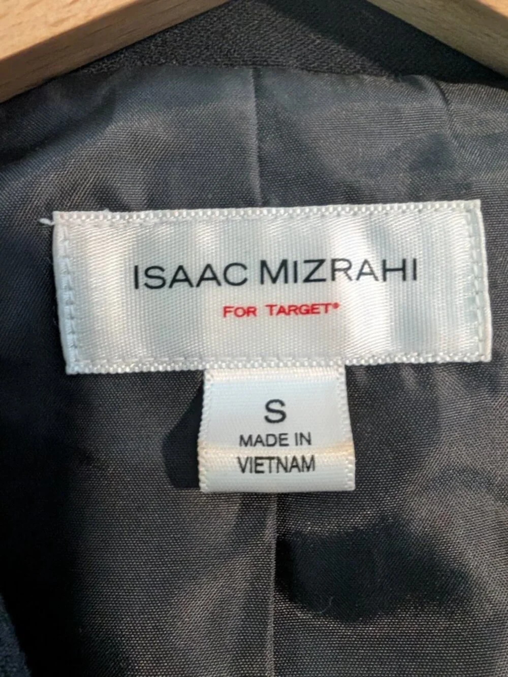 Issac Mizrahi Short Black Blazer Jacket with Bracelet Sleeves
